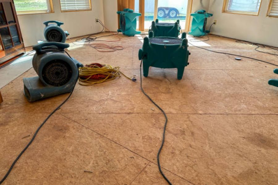 Professional water damage restoration services