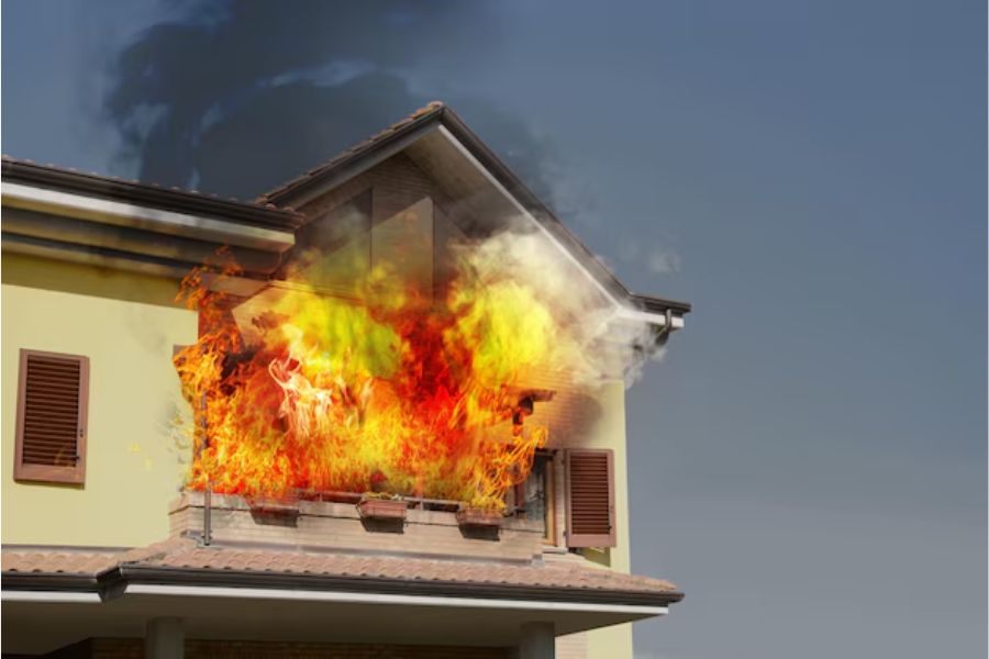 Fire damage restoration Torrance